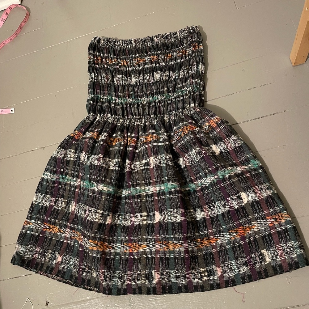 Guatemalan tube top strapless dress